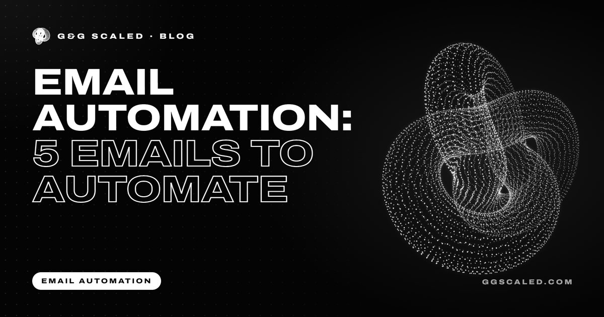 Cover image: Email Automation for Small Businesses: 5 Emails to Automate First