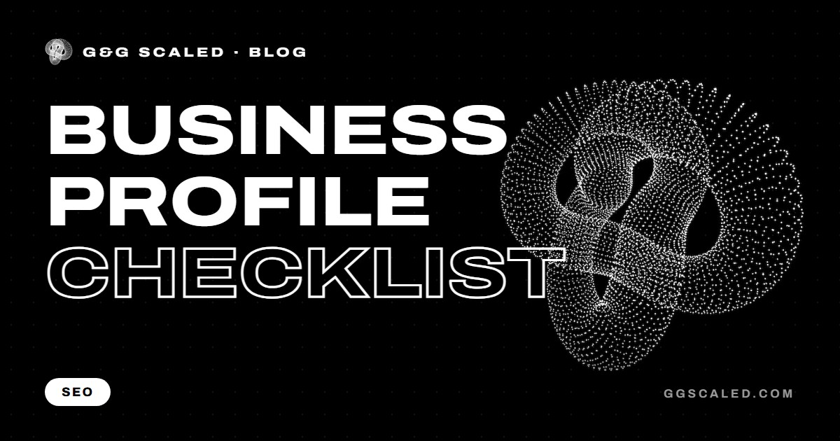 Cover image: Google Business Profile Setup Checklist: 12 Things to Get Right