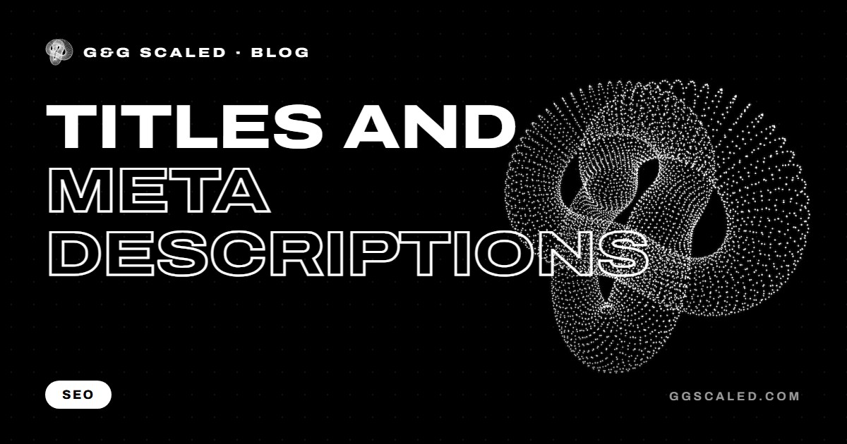 Cover image: How to Write a Page Title and Meta Description