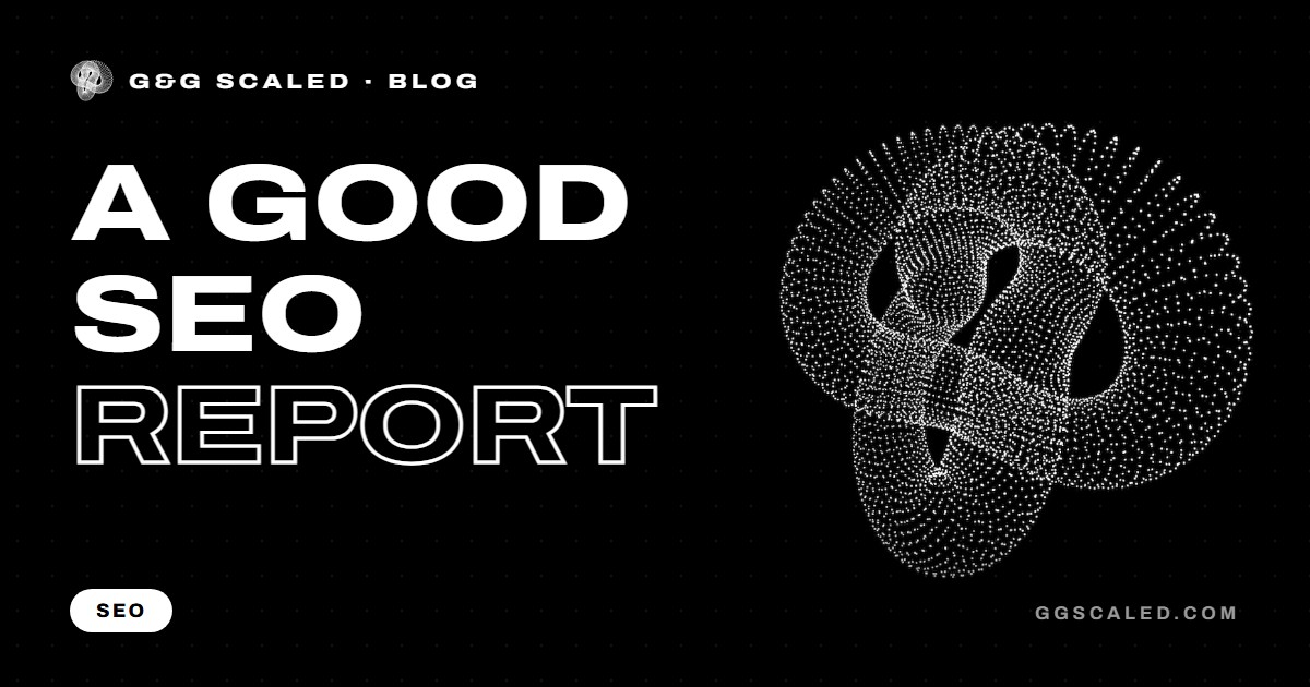 Cover image: What a Good Monthly SEO Report Should Include